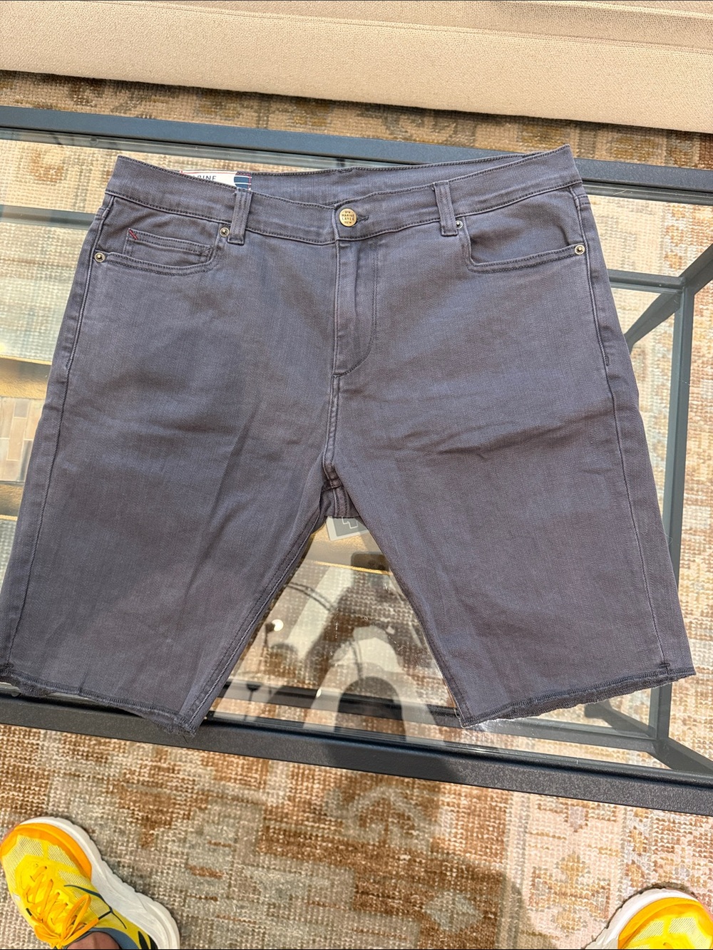 Marine Layer Cut-off stretchy Jean shorts